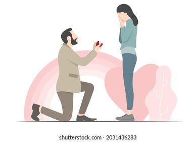 reason for love. someone who is proposing to his girlfriend