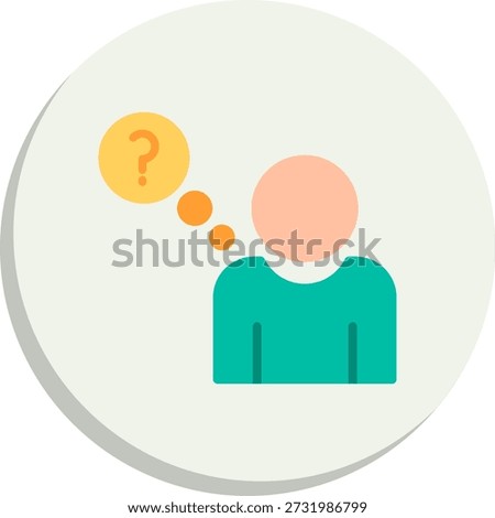 Reasonable Flat Circle Style Icon