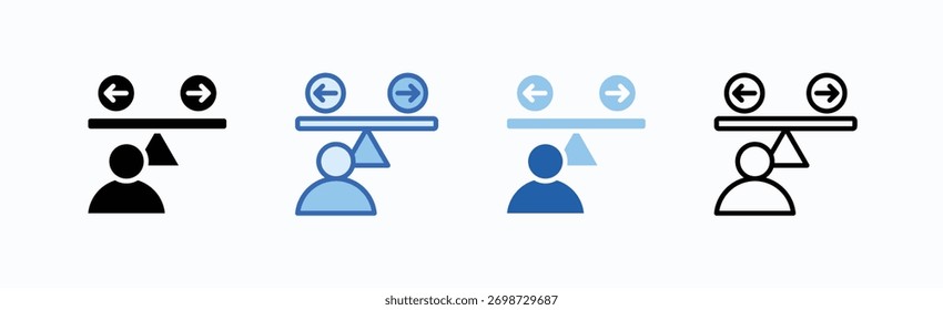 Vetor isolado da coleção de vários estilos da folha de ícones razoável
