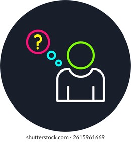 Reasonable Line Multi Colour Circle