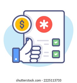 reasonable pay Modern concepts design, Premium quality vector illustration concept. Vector symbol.