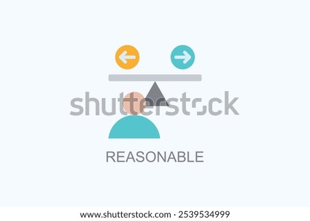 Reasonable Vector Or Logo Sign Symbol Illustration