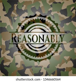 Reasonably on camo texture