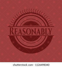 Reasonably red emblem. Retro