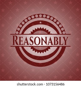   Reasonably retro red emblem