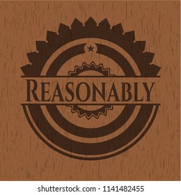 Reasonably vintage wood emblem