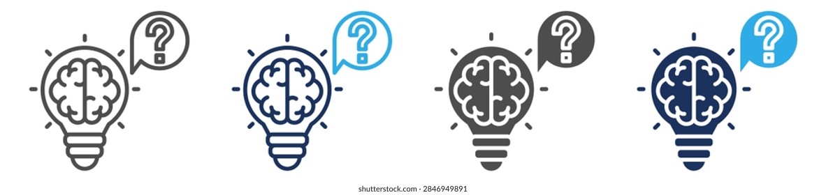 reasoning icon set multi concept