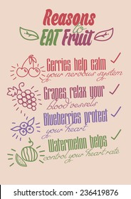 Reasons to eat fruit