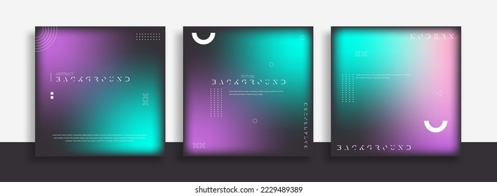 reative futuristic Business marketing social media post template