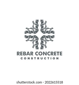 Rebar Construction Logo Design Vector