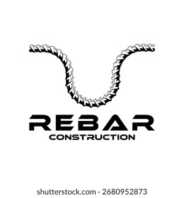 rebar design logotipo vetor ideia