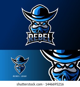 Rebel Bandit Sport Or Esport Gaming Mascot Logo Template, For Your Team, Business, And Personal Branding