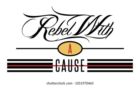 rebel with a cause shirt