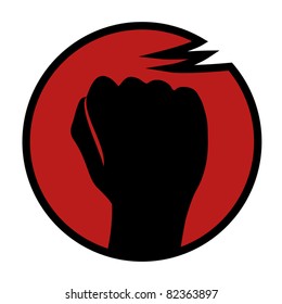 Rebel fist symbol
