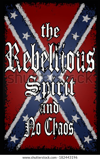 Rebel Flag Vector Stock Vector (royalty Free) 182443196