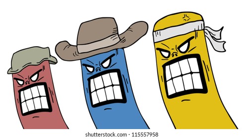 Rebel friends puppets
