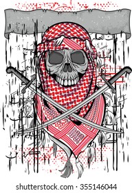rebel grunge skull