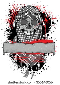 rebel grunge skull
