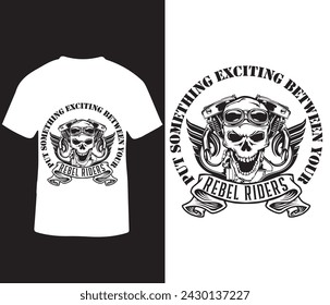 Rebel Riders Motorcycle Apparel T Shirt Graphics