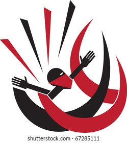 Rebel - Soviet Constructivism stylization