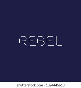 Rebel vector logo