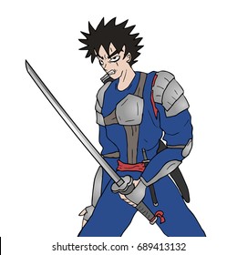 rebel warrior illustration