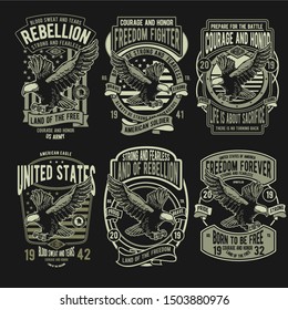 Rebellion Eagle Badge Design Pack