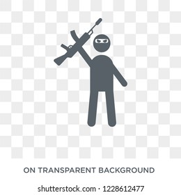 Rebellion icon. Rebellion design concept from Army collection. Simple element vector illustration on transparent background.