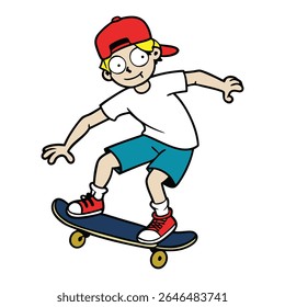 Um skatista rebelde do grunge com jeans rasgado, cabelo bagunçado e uma atitude corajosa, esculpindo ruas com energia bruta e destemido, estilo anti-mainstream.
