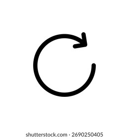 Reboot Icon for System Restart and Power Control