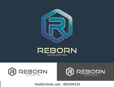 Reborn Logo Design Vector Template