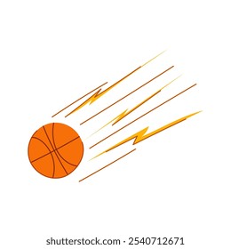 Dibujos animados de baloncesto de velocidad de rebote. ofensiva de defensa, salto de pivote, bloqueo, robo de rebote, velocidad de rebote, signo de baloncesto. símbolo aislado Ilustración vectorial