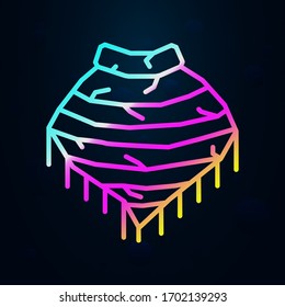 Rebozo, clothing nolan icon. Simple thin line, outline vector of dia de muertos icons for ui and ux, website or mobile application