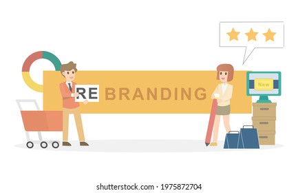 Rebranding marketing strategy,a new name,symbol,design,concept or combination thereof created established brand with the intention develop,different identity minds customer,investors,competitors.