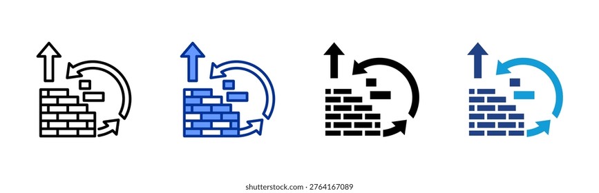 Rebuild web icon with multiple style collection