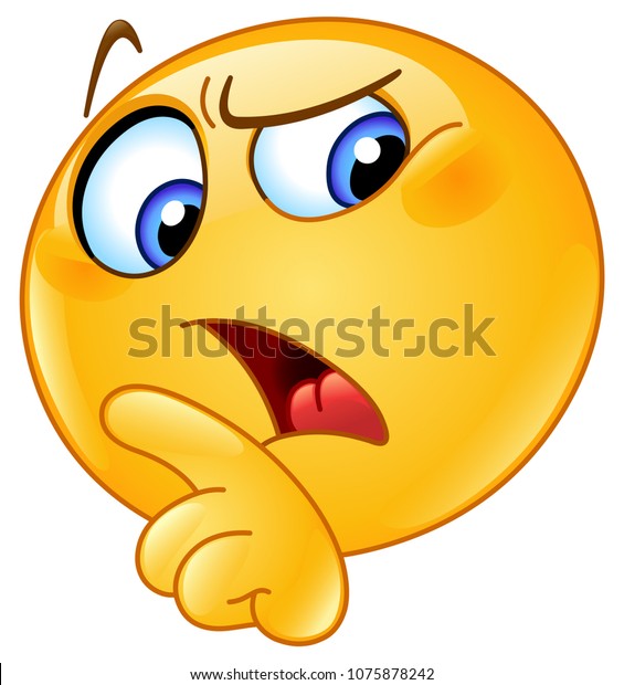 Rebuke Emoticon Pointing His Finger Stock Vector (Royalty Free ...