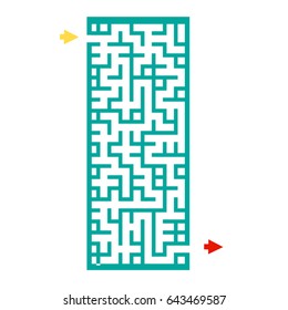 Rebus for child education. Funny maze game for kids