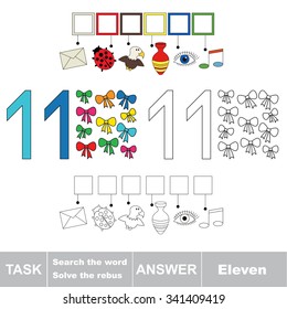 Rebus for letter eleven