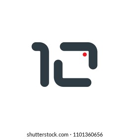 rec and 10 number vector symbol