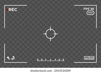 Diseño de Vector de fondo de interfaz de grabación en eps 10