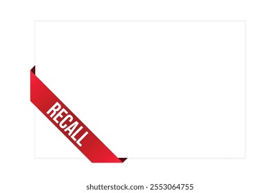 Vectorbanner-Farbbanddesign zurückrufen