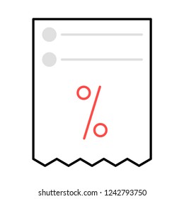 receipt   discount  billing  