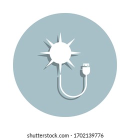 Receipt of energy badge icon. Simple glyph, flat vector of energy icons for ui and ux, website or mobile application