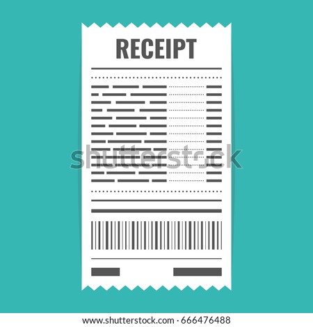 receipt icon invoice sign bill atm stock vector royalty free invoice reciept