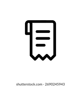 Icono de Comprobante para el registro de pago y compra