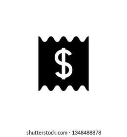 receipt icon vector illustration