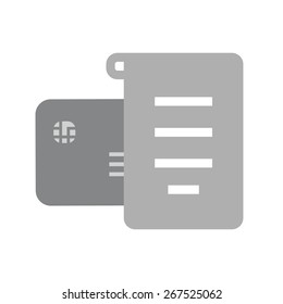 Receipt, invoice, bill icon vector image. Can also be used for ecommerce, shopping, business. Suitable for web apps, mobile apps and print media.
