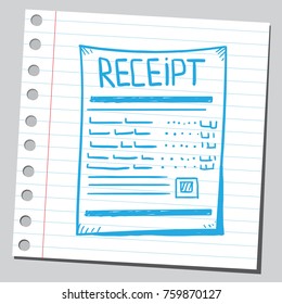 1,362 Sketch receipt Images, Stock Photos & Vectors | Shutterstock