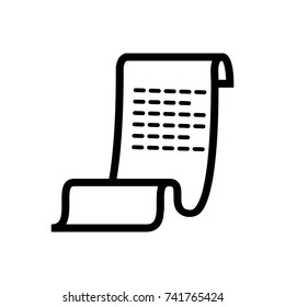 Receipt Shopping Streamline Icon