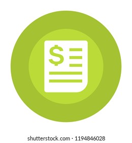 receipt vector icon